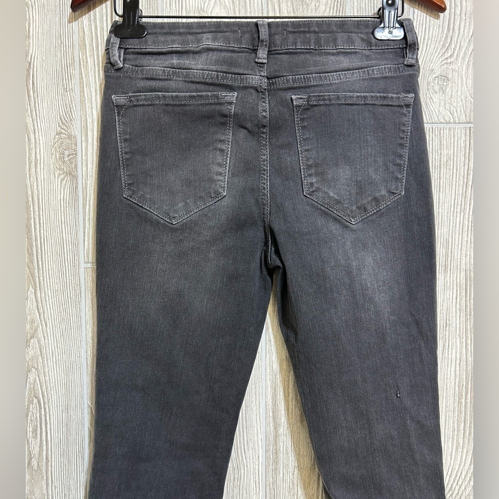 Free People Black High Waist Cropped Raw Hem Jeans Size 27 - Picture 10 of 13